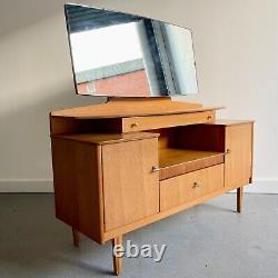 Vintage Dressing Table with Mirror by Lebus