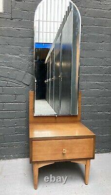 Vintage Mid Century Kandya Dressing/hall Mirror Draw By Frank Guille 1960s
