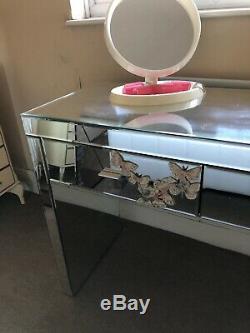 Vintage Mirrored Glass Dressing Table. Desk Writing Table. Shop Counter