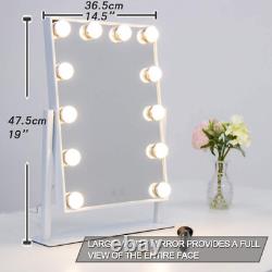 Waneway Hollywood Mirror with Lights for Makeup Dressing Table, Lighted