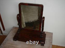 Will IV Mahogany Dressing Table Mirror (Original Glass)Circa 1830