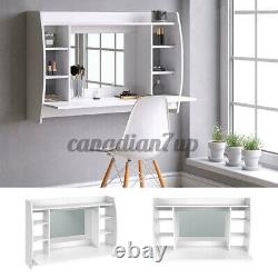 Wood Dressing Table With Mirror Big Drawers Open Shelf Writing Desk Bedroom Set