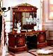 Wooden Dressing Table Mirror Luxury Console Bedroom New Baroque Rococo Furniture