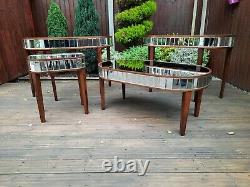 2x Laura Ashley Capri Console Tables Salle Tables Dressing Tables Miroirs