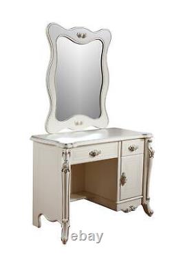 Baroque Classic Dressing Table Miroir Console De Luxe Coffre De Tiroirs Chambre