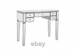 Birlea Elysee Miroir 5 Tiroir Dressing Table Mirror Furniture Crystal Handle