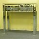 Dresser Mirrored Sparkly Cristal 2 Tiroirs Coiffeuse Console Table Vanity