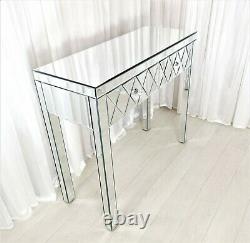 Dressing Table En Verre Miroir Vanity Table Romano Premium Plus Console Desk