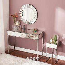 Glass Mirrored Dressing Table Table Console De Table Dresser Table/mirror Royaume-uni