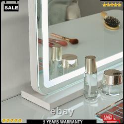 Grand miroir de maquillage Hollywood de table de toilette avec éclairage LED et support USB