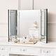 Grande Table De Maquillage Miroir Triple Luxueuse Et Glamour