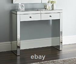 Luxe 90cm Glass Mirror Hall Chambre Miroir Dressing Table Chic Vanity Unit