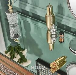 Luxury Crystal Diamond Effet Dressing Table & Miroir Makeup Vanity Desk Tiroir
