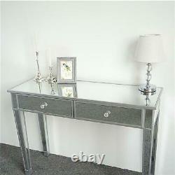 Miroir 2 Tiroir Dressing Table Desk Bedroom Furniture Dresser