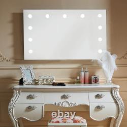 Miroir de vanité à ampoule LED pour coiffeuse Glam Hollywood LED Mirror