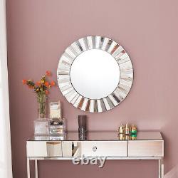 Mirrored Chambre Verre Coiffeuse / Tables De Nuit / Miroir Console Vanity Uk