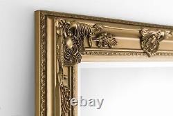 Palais Gold Lean-to Robe Miroir Tall Longueur Pleine Murale Dressing Miroir