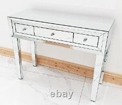 Table D'habillage Argent Entrée Miroire Table D'habillage Table Vanity Console Uk