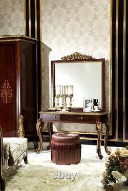 Table D'habillage Miroir Console De Luxe Coffret De Tiroirs Nouvelle Chambre Baroque Rococo