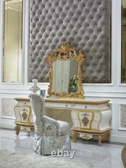 Table D'habillage Miroir Console De Luxe Nouveau Coffre De Tiroirs Chambre Baroque Rococo