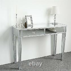 Table En Miroir De Vanité De Maquillage Avec 2 Tiroirs Dressing Table Desk Bedroom Mirror
