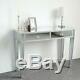 Tiroirs Verre Coiffeuse Mirrored Chambre Make-up Table Console Vanity