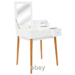 Vidaxl Dressing Table Avec Miroir Mdf 60x50x86 Cmbest